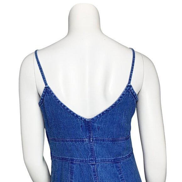 VINTAGE Y2K ISABELLA BIRD Denim Slipdress - Picture 5 of 6